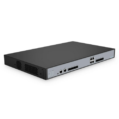 FyberOptix OLT3611-04GP4S, Layer 3 Feature 4-Port GPON OLT with 10G SFP+ Uplink Ports, AC/DC Power Supply