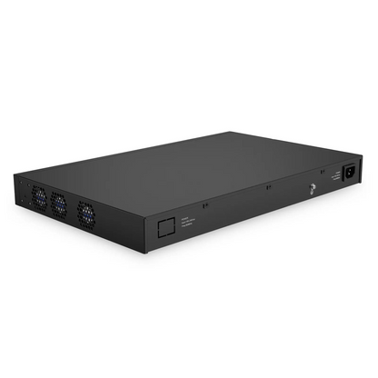 FyberOptix OLT3611-04GP4S, Layer 3 Feature 4-Port GPON OLT with 10G SFP+ Uplink Ports, AC/DC Power Supply