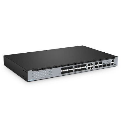 FyberOptix OLT3611-16GP2Q, Layer 3 Feature 16-Port GPON OLT with 10G SFP  40G QSFP+ Uplink Ports, AC/DC Power Supply