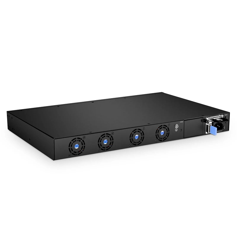 FyberOptix OLT3611-16GP2Q, Layer 3 Feature 16-Port GPON OLT with 10G SFP  40G QSFP+ Uplink Ports, AC/DC Power Supply