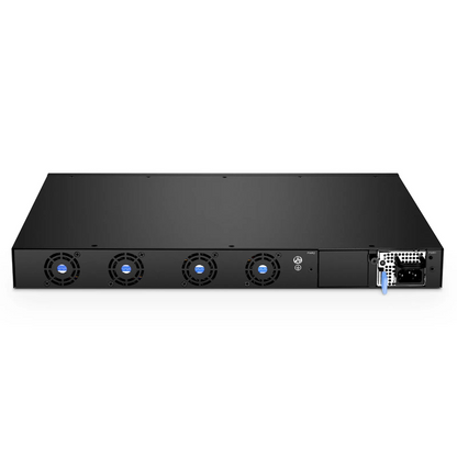 FyberOptix OLT3611-16GP2Q, Layer 3 Feature 16-Port GPON OLT with 10G SFP  40G QSFP+ Uplink Ports, AC/DC Power Supply