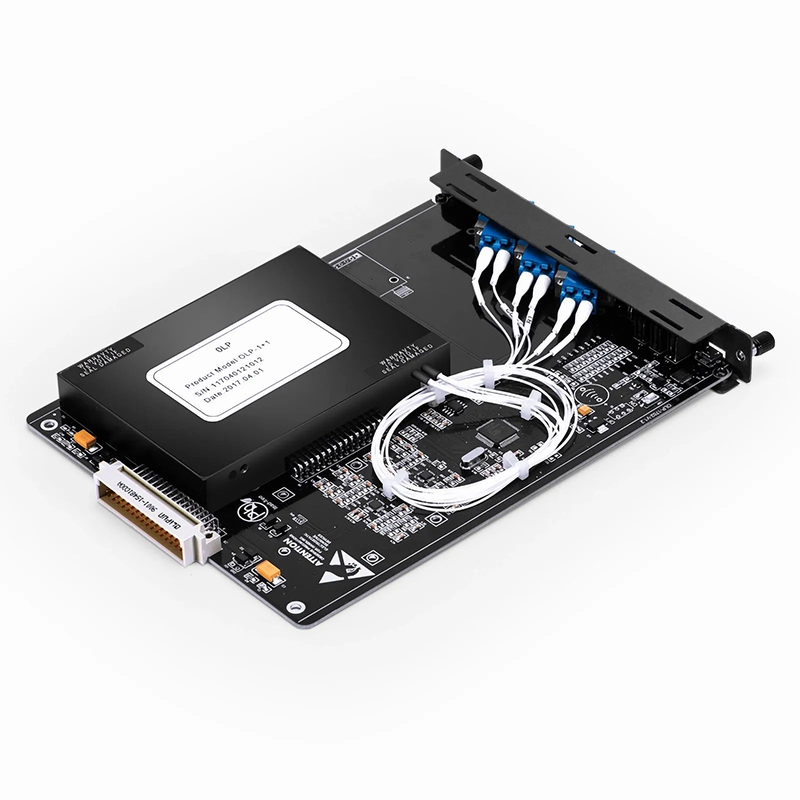 FyberOptix FMT-OLP2, 1+1 Optical Line Protection Switch for FMT Managed Chassis