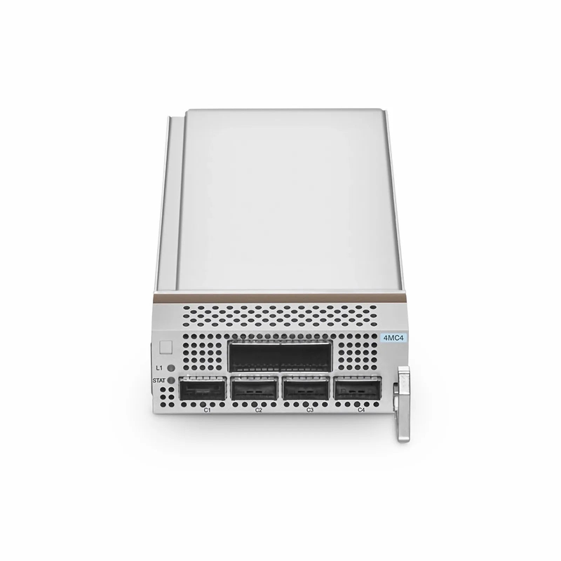 FyberOptix D7000 4MC4, 1 x 400G QSFP-DD or 4 x 100G QSFP28 to 1 x 400G CFP2 OTN Muxponder for D7000 Managed Chassis