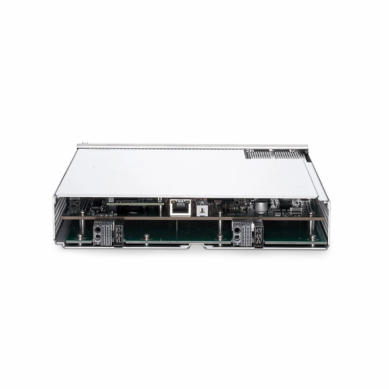 FyberOptix D7000 11MC2, 1 x 100G QSFP28+10 x 10G SFP+ to 1 x 200G CFP2 OTN Muxponder for D7000 Managed Chassis