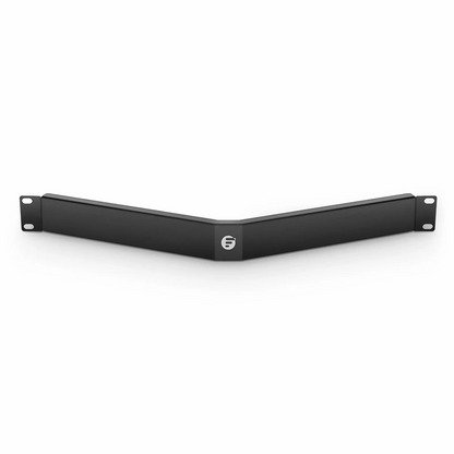 FyberOptix Angled Filler Panel, 1U, Black (10 PCS/Pack)