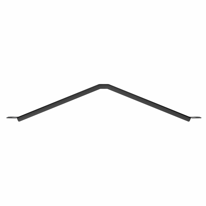 FyberOptix Angled Filler Panel, 1U, Black (10 PCS/Pack)