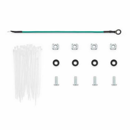 FyberOptix Cat6 Coupler Patch Panel, 48-Port, 1RU, Cable Management Bar Included