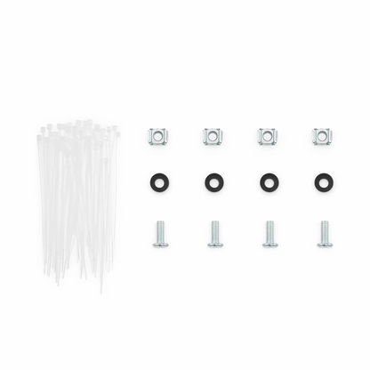 FyberOptix Cat6 High Density Coupler Patch Panel, 48-Port, 1RU, Cable Management Bar Included