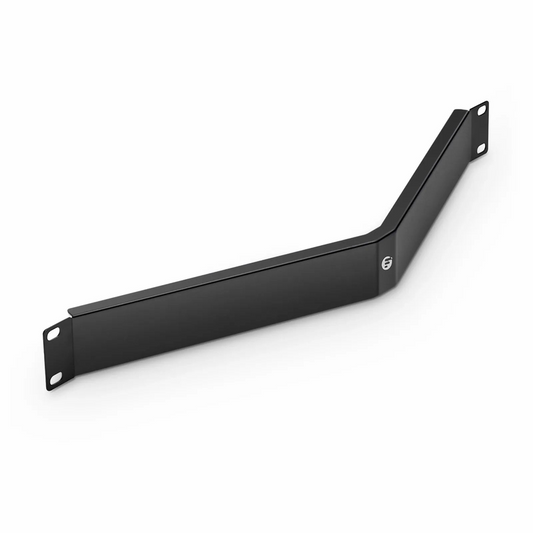 FyberOptix Angled Filler Panel, 1U, Black (10 PCS/PackÃ¯Â¼â€°