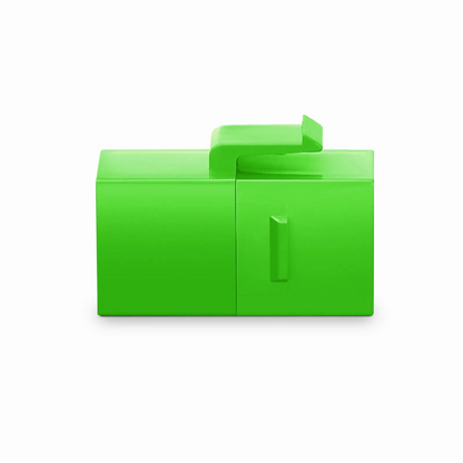 FyberOptix Cat6 Keystone RJ45 Coupler, Unshielded, Female to Female Insert Inline Coupler - Green (12pcs/pack)