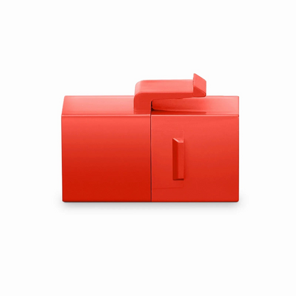 FyberOptix Cat6 Keystone RJ45 Coupler, Unshielded, Female to Female Insert Inline Coupler - Red (12pcs/Pack)