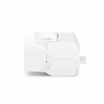 FyberOptix Cat6 RJ45 (8P8C) Unshielded Toolless Keystone Jack Module, White (10 pcs/Pack)