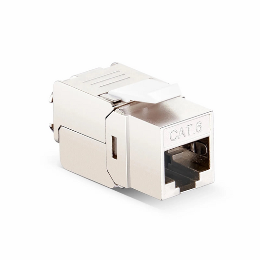 FyberOptix Mini Cat6 RJ45 (8P8C) Shielded Toolless Keystone Jack