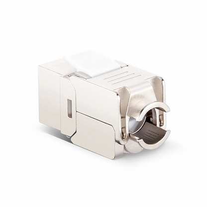 FyberOptix Mini Cat6a RJ45 (8P8C) Shielded Toolless Keystone Jack