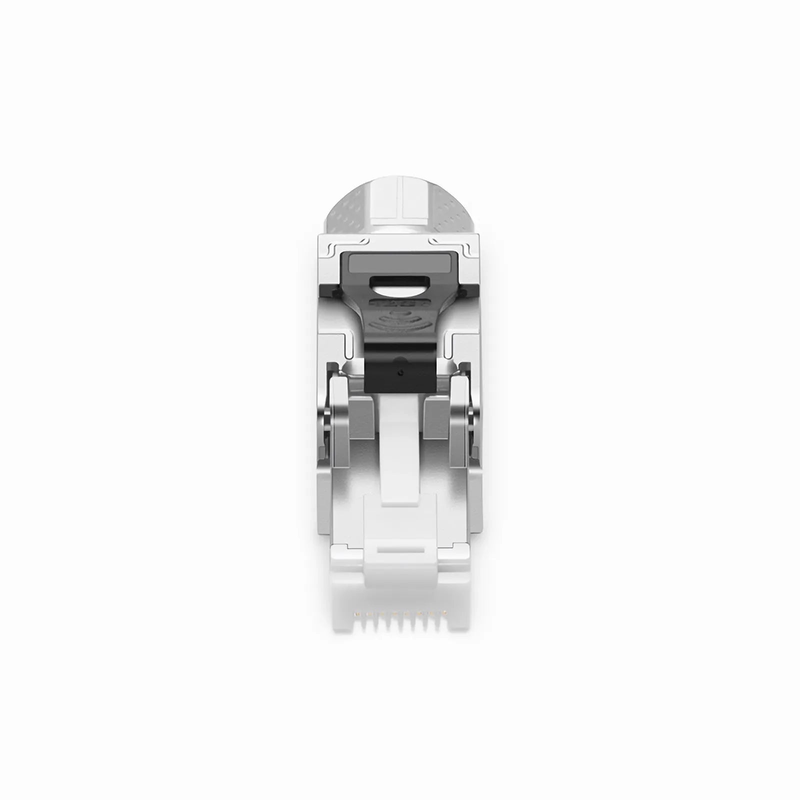 FyberOptix Cat8 RJ45 Tool-Free Modular Plugs, Shielded Network Connectors for 22~24AWG Twisted Pair Solid or Stranded Cable (10/Pack)