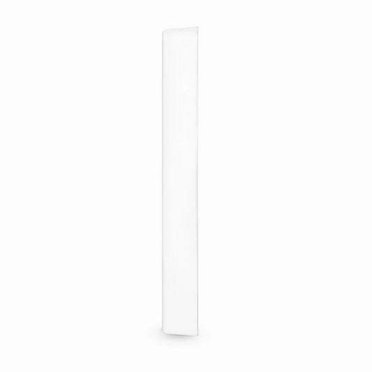 FyberOptix British-Style Single Gang Faceplate Frame, White, 3.38"x3.38"