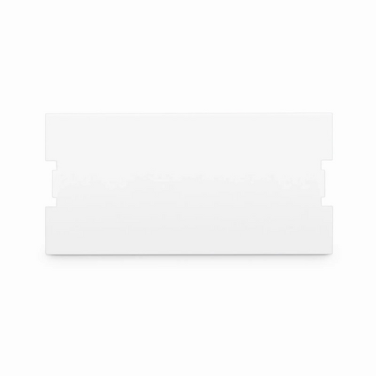 FyberOptix Blank MOS Module, 1 Units High, White