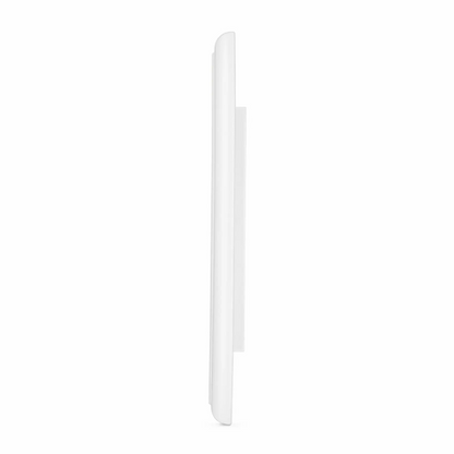 FyberOptix SyncEase Single Gang Twelve Port Keystone Faceplate, Label Pockets, White