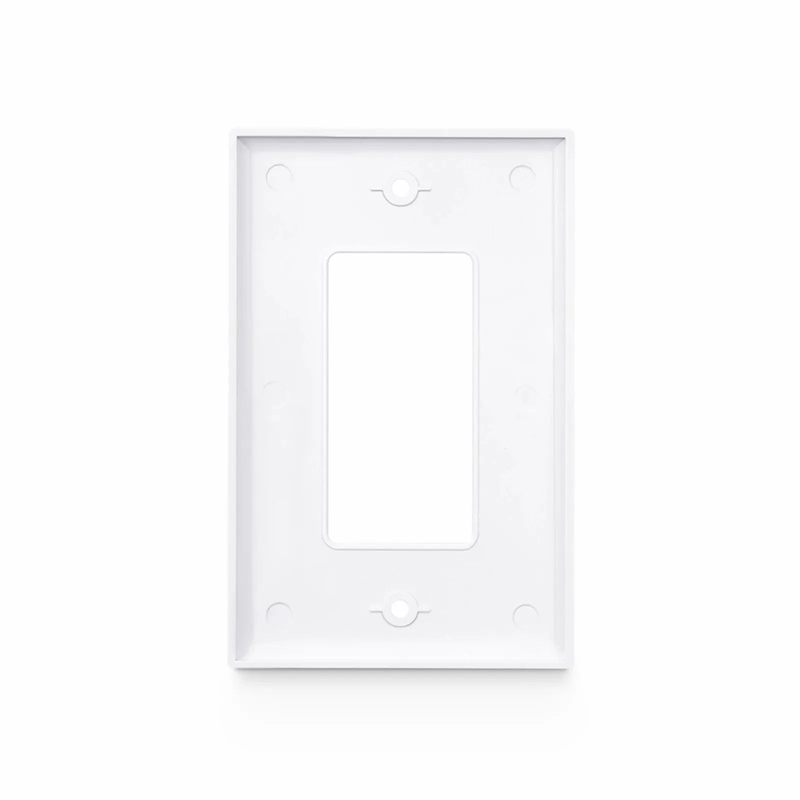 FyberOptix Single Gang Faceplate Frame, White, 4.87'' x 2.95''