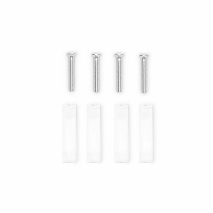 FyberOptix Dual-Gang MOS Faceplate Frame, White