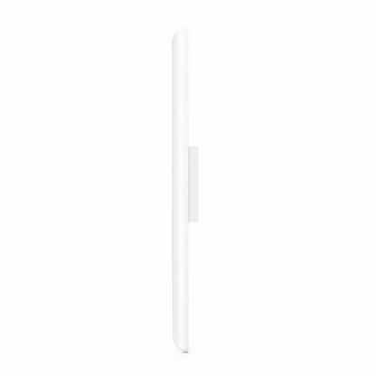 FyberOptix Single Gang Keystone Faceplate, Label Pockets, 1 Port, White, 4.49'' x 2.76''