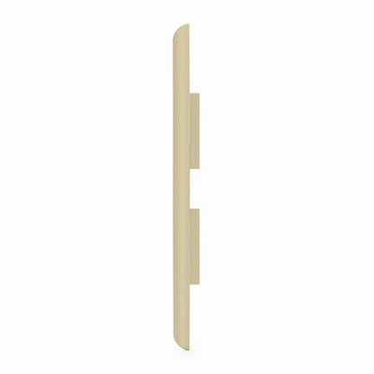 FyberOptix SyncEase Single Gang Four Port Keystone Faceplate, Label Pockets, Ivory