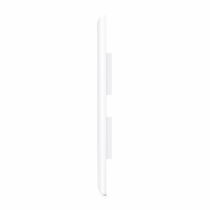 FyberOptix Single Gang Keystone Faceplate, Label Pockets, 2 Ports, White, 4.49'' x 2.76''