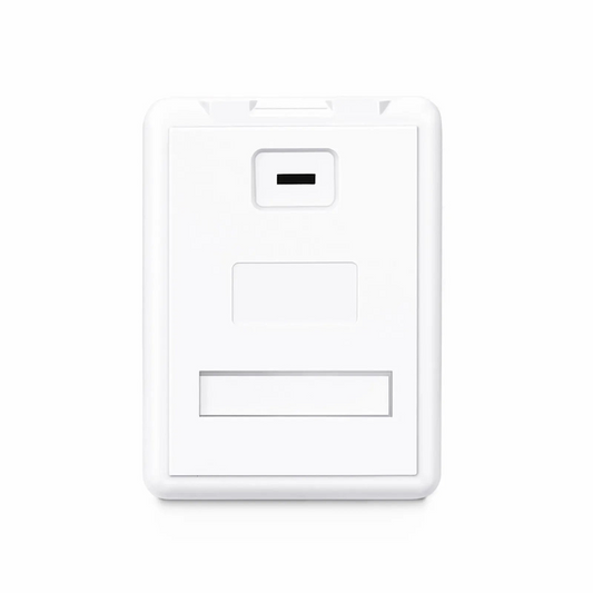 FyberOptix Surface Mount Box, 1 Port, Unloaded, White