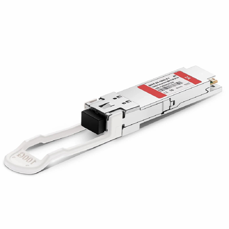 FyberOptix Ciena Compatible QSFP28 DCO 100G DWDM C-band Tunable Coherent 80km DOM Duplex LC/UPC SMF Optical Transceiver Module for Transmission