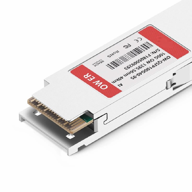 FyberOptix Cisco C31 C32 Compatible QSFP28 100G DWDM PAM4 80km (Require EDFA and TDCM) DOM Duplex CS/UPC SMF Optical Transceiver Module for Transmission