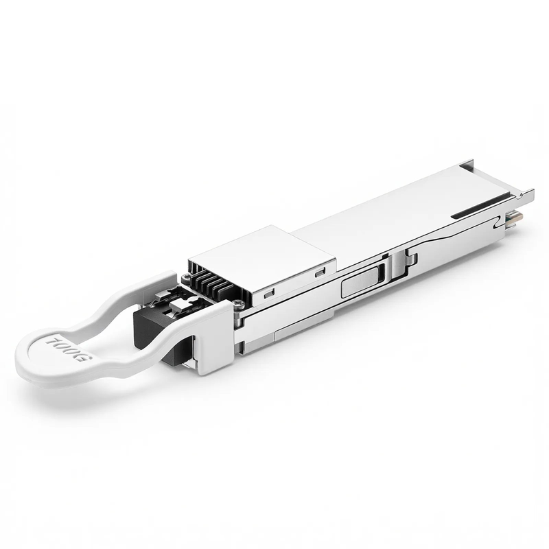 FyberOptix Dell Compatible QSFP28 High-Power w/o TOF DCO 100G DWDM C-band Tunable Coherent Ã¢â€°Â¤120km DOM Duplex LC/UPC SMF Optical Transceiver Module for Transmission