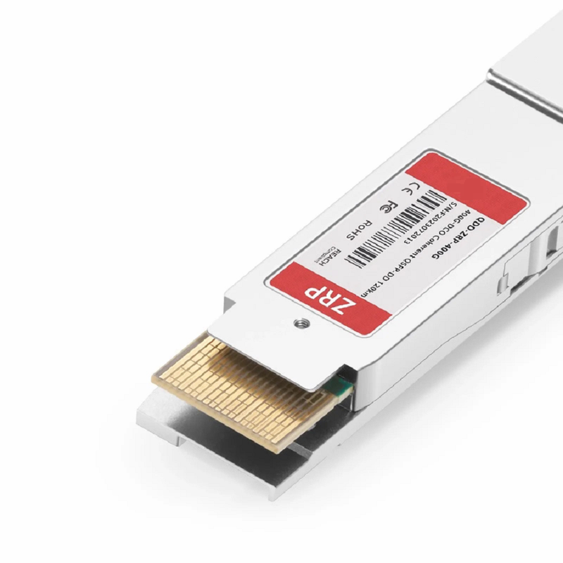 FyberOptix Generic Compatible QSFP-DD DCO 400G DWDM Tunable Coherent ITU CH13-CH61 50GHz >120km DOM Duplex LC/UPC SMF Optical Transceiver Module for Transmission