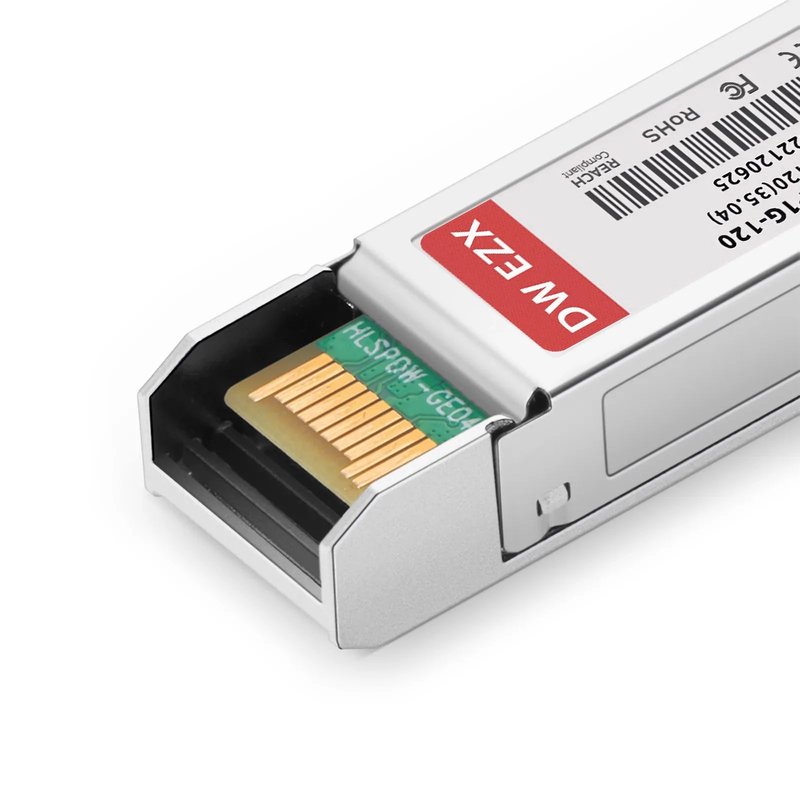 FyberOptix Cisco C53 DWDM-SFP-3504 Compatible SFP 1000BASE-DWDM 1535.04nm 100GHz 120km DOM Duplex LC/UPC SMF Optical Transceiver Module for Transmission