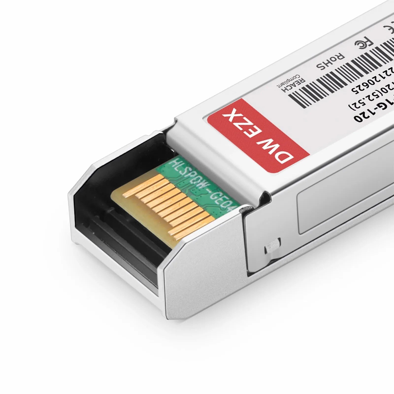 FyberOptix Cisco C31 DWDM-SFP-5252 Compatible SFP 1000BASE-DWDM 1552.52nm 100GHz 120km DOM Duplex LC/UPC SMF Optical Transceiver Module for Transmission