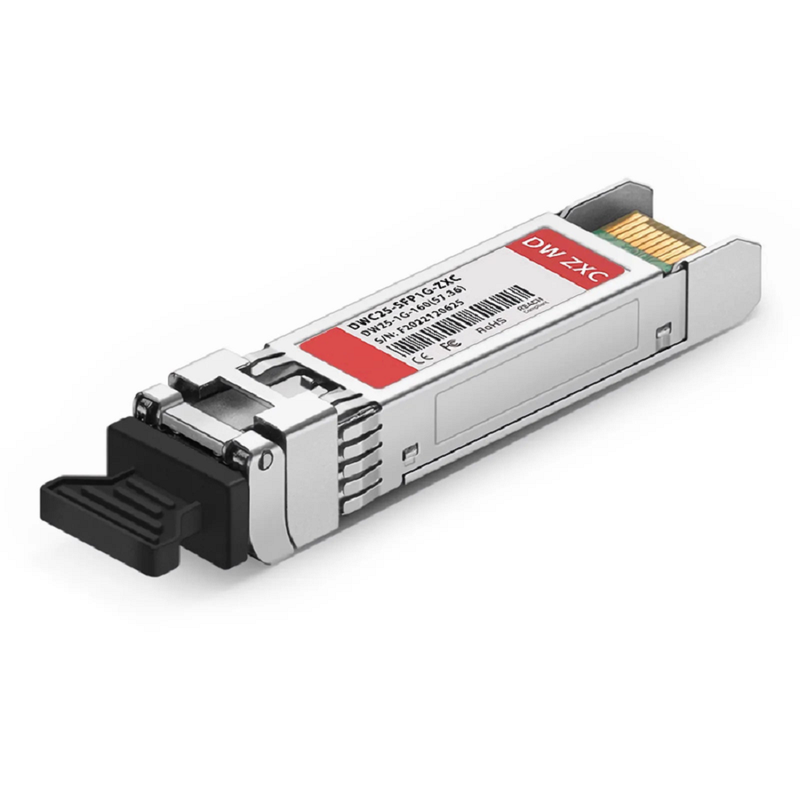 FyberOptix Cisco C21 DWDM-SFP-6061 Compatible SFP 1000BASE-DWDM 1560.61nm 100GHz 160km DOM Duplex LC/UPC SMF Optical Transceiver Module for Transmission