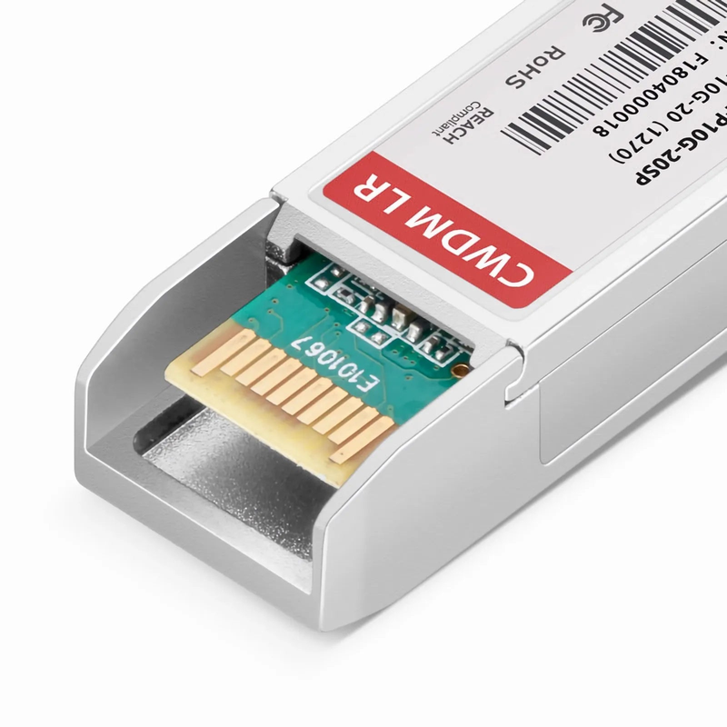 FyberOptix Cisco CWDM-SFP10G-1270-20 Compatible SFP+ 10G CWDM 1270nm 20km DOM Duplex LC/UPC SMF Optical Transceiver Module for Transmission