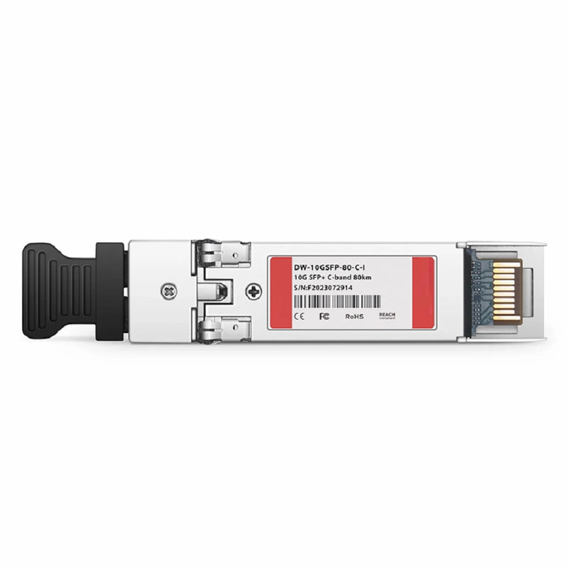 FyberOptix Cisco C44 DWDM-SFP-4214 Compatible SFP 1000BASE-DWDM 1542.14nm 100GHz 160km DOM Duplex LC/UPC SMF Optical Transceiver Module for Transmission
