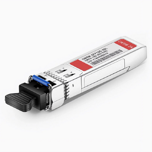 FyberOptix Cisco CWDM-SFP10G-1310-10 Compatible SFP+ 10G CWDM 1310nm 10km DOM Duplex LC/UPC SMF Optical Transceiver Module for Transmission
