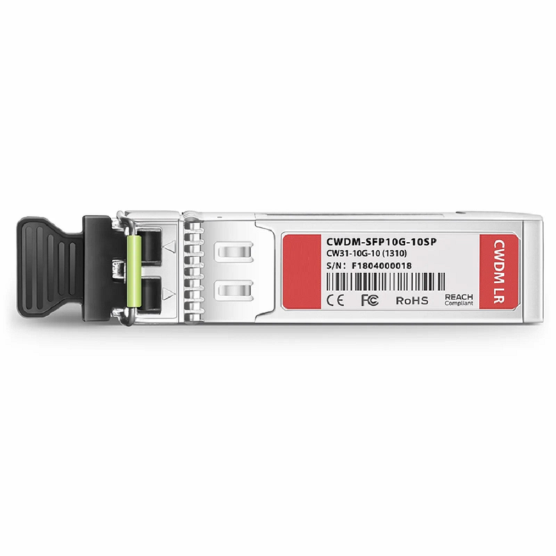 FyberOptix Cisco CWDM-SFP10G-1310-10 Compatible SFP+ 10G CWDM 1310nm 10km DOM Duplex LC/UPC SMF Optical Transceiver Module for Transmission