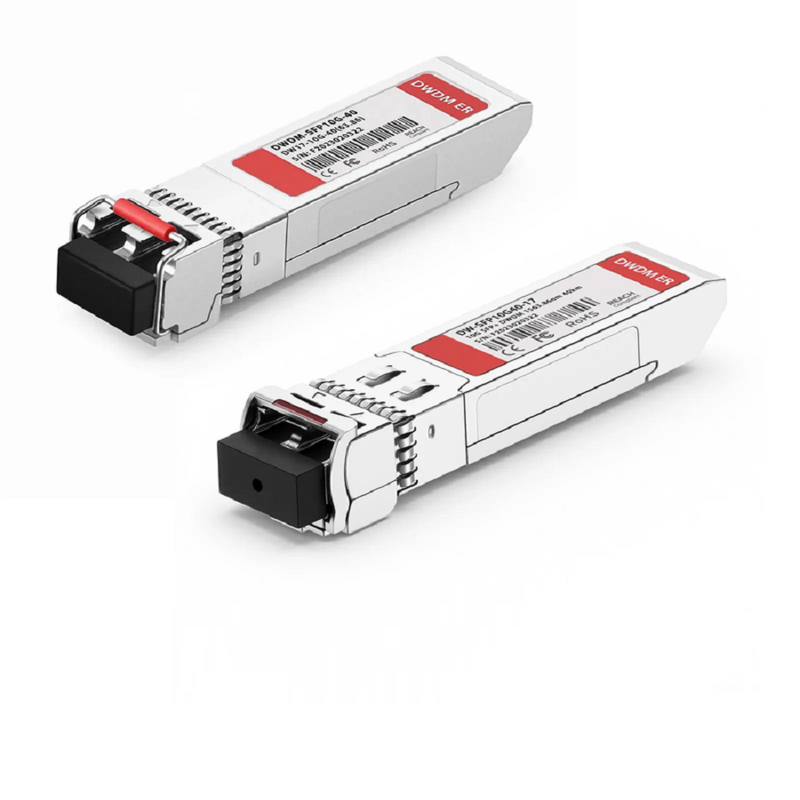 FyberOptix Generic Compatible C61 SFP+ 10G DWDM 1528.77nm 100GHz 40km DOM Duplex LC/UPC SMF Optical Transceiver Module for Transmission