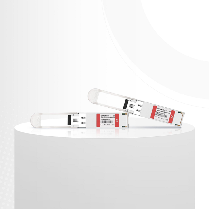FyberOptix Cisco Compatible QSFP28 DCO 100G DWDM C-band Tunable Coherent 80km DOM Duplex LC/UPC SMF Optical Transceiver Module for Transmission