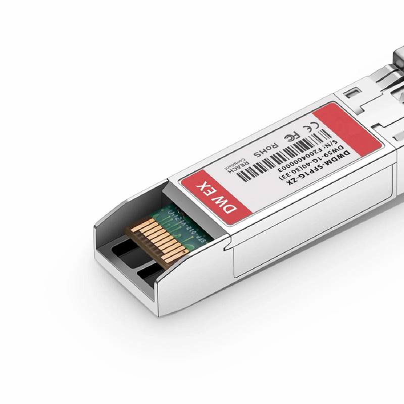 FyberOptix Cisco C38 DWDM-SFP-4692-40 Compatible SFP 1000BASE-DWDM 1546.92nm 100GHz 40km DOM Duplex LC/UPC SMF Optical Transceiver Module for Transmission