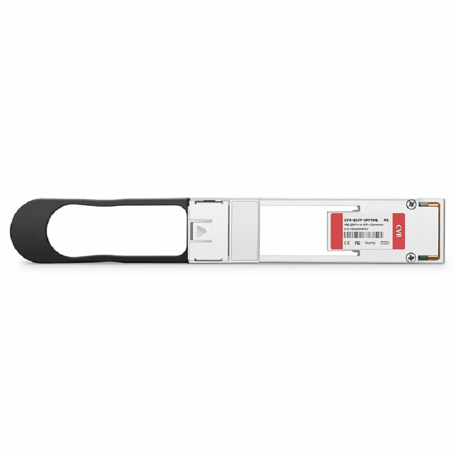 FyberOptix NETGEAR Compatible QSFP+ 40G to SFP+ 10G Adapter Converter Module with DDMI