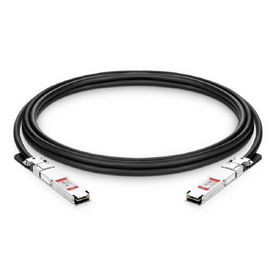 FyberOptix 1m (3ft) NVIDIA/Mellanox MCP4Y10-NO01 Compatible 400G OSFP 4 x 100G PAM4 Flat Top InfiniBand NDR Passive Direct Attach Copper Twinax Cable for ConnectX-7 HCA