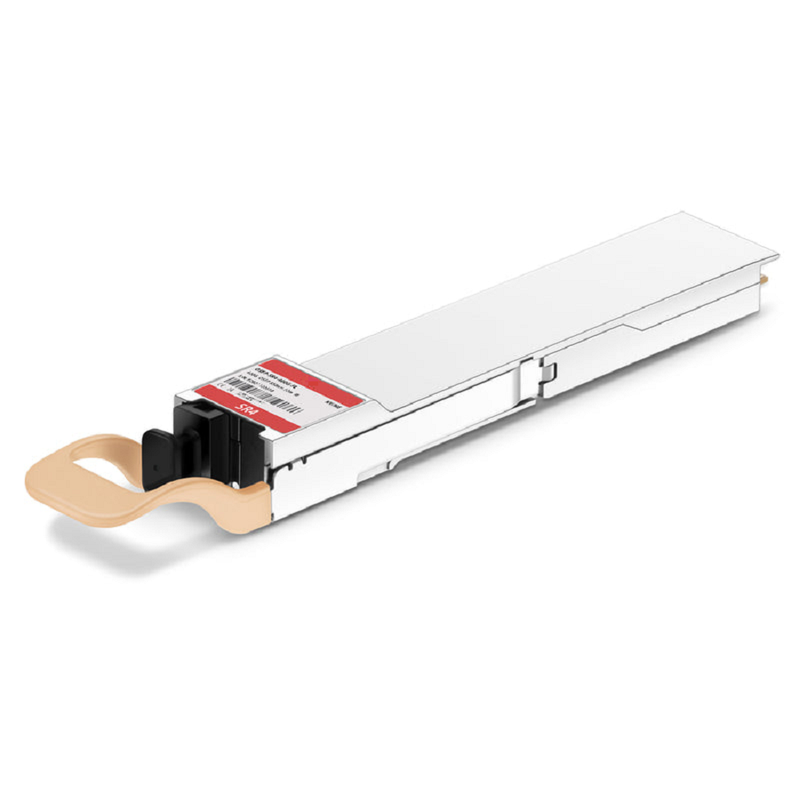 FyberOptix NVIDIA/Mellanox MMA4Z00-NS400 Compatible 400GBASE-SR4 OSFP Flat Top 4 x 100G PAM4 850nm 50m DOM MPO-12/APC MMF InfiniBand NDR Optical Transceiver Module for ConnectX-7 HCA