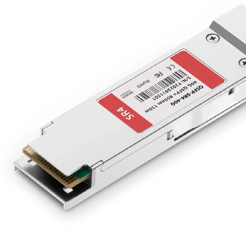FyberOptix NVIDIA/Mellanox MMA1T00-HS Compatible 200GBASE-SR4 QSFP56 4 x 50G PAM4 850nm 100m DOM MPO-12/UPC MMF InfiniBand HDR Optical Transceiver Module for Quantum Switches and ConnectX-6 HCA