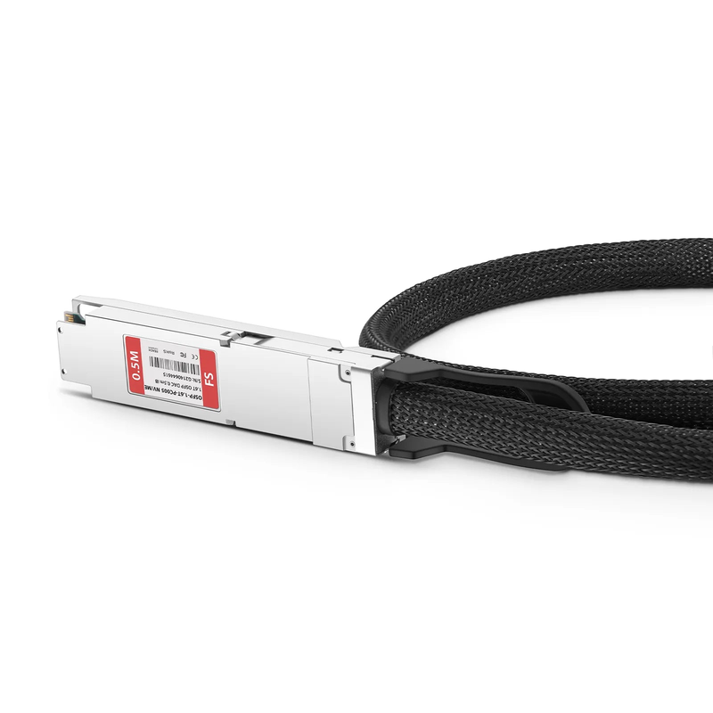 FyberOptix 0.5m (2ft) NVIDIA/Mellanox Compatible 1.6T OSFP224 8 x 200G PAM4 Closed Finned Top InfiniBand XDR Passive Direct Attach Copper Twinax Cable