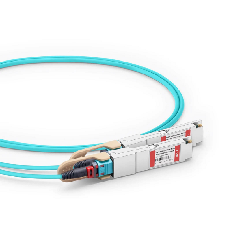 FyberOptix 30m (98ft) NVIDIA/Mellanox MFA7U10-H030 Compatible 400G OSFP 8 x 50G PAM4 Finned Top to 2 x 200G QSFP56 4 x 50G PAM4 InfiniBand HDR Active Optical Breakout Cable for Quantum-2 Switches and ConnectX-6 HCA
