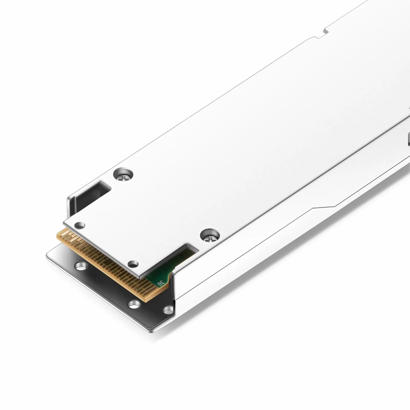 FyberOptix NVIDIA/Mellanox MMA4Z00-NS400 Compatible 400GBASE-SR4 OSFP Flat Top 4 x 100G PAM4 850nm 50m DOM MPO-12/APC MMF InfiniBand NDR Optical Transceiver Module for ConnectX-7 HCA