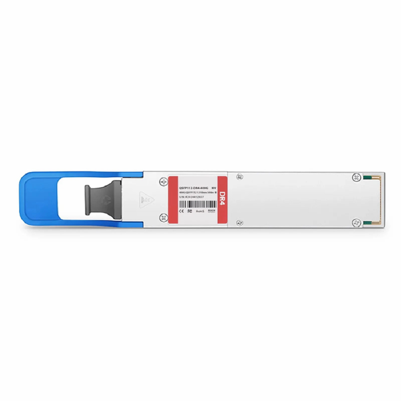 FyberOptix NVIDIA/Mellanox MMS1X00-NS400 Compatible 400GBASE-DR4 QSFP112 4 x 100G PAM4 1310nm 500m DOM MPO-12/APC SMF InfiniBand NDR Optical Transceiver Module for ConnectX-7 HCA